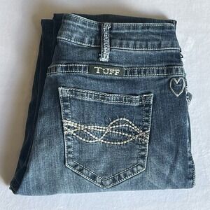 Cowgirl Tuff Co. Inspire Blue Jeans Denim Womens Size 29 29" Inseam Rodeo